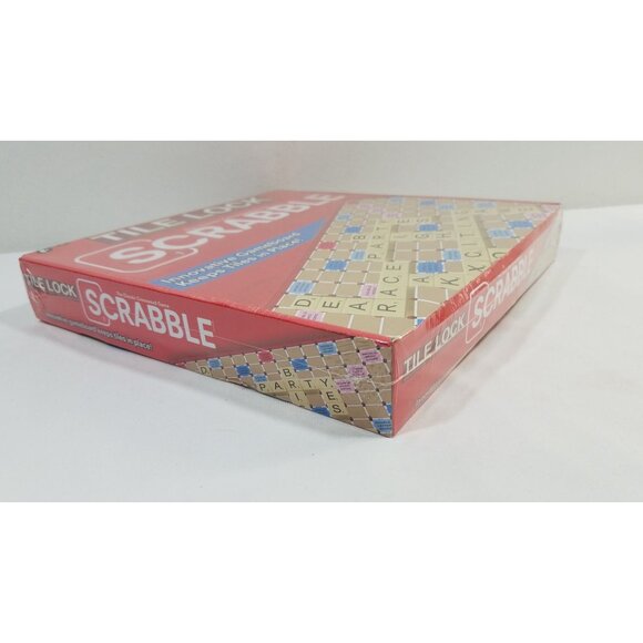 SCRABBLE Tile Lock Crossword Game Family Game Night Kids 8+ & Adults - Picture 6 of 11